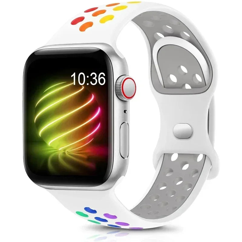 Silicone Strap Apple Watch Band Ultra 2 Sport Bracelet Iwatch Series