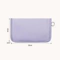Portable Medical Pouch Foldable Pill Organizer Zipper Sort First Aid Qme L Purple