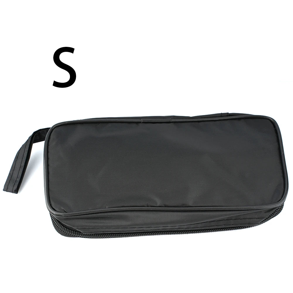Multimeter Black Cloth Bag Waterproof And Shockproof Soft Bag Household Storage Supplies For Protecting Device Tool Organizer Qme S