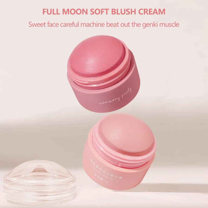 6 Colors Waterproof Blush Cream Long-lasting Multi-use Makeup Women Qme