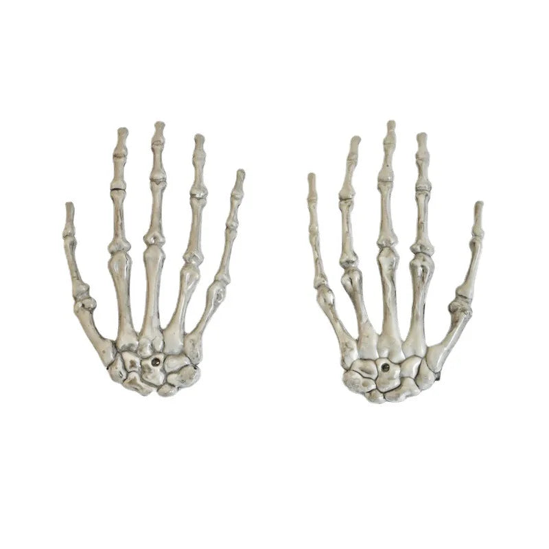 Vintage Gothic Skull Palm Hair Barrette Skeleton Claw Pin Stylish Qme