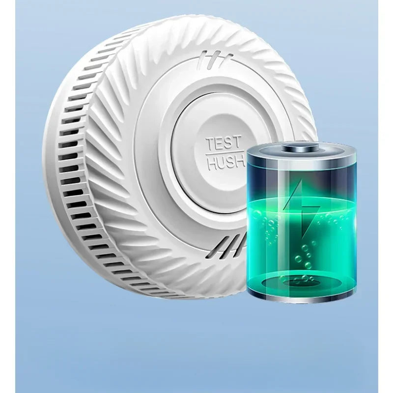 2023 NEW 10 Years Battery Fire Smoke Detector Commercial Home Inductive Freestanding Smoke Alarm Didi Alarm Qme