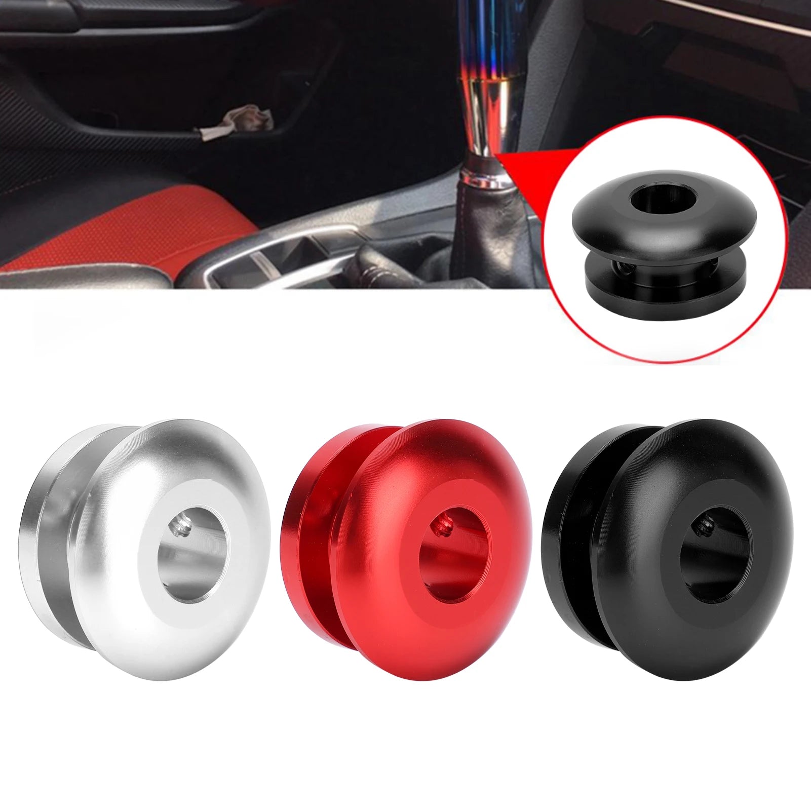 Shift Head Limiter Shift Knob Boot Retainer Limiter Shifter Shifting Head Buckle Stopper for Car Shift Knob Stopper Qme