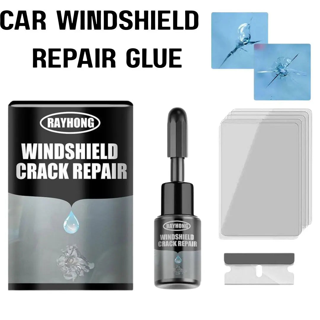 Car Glass Resin Glue Window Mirror Cracks Repair Cracked Scratch Qme