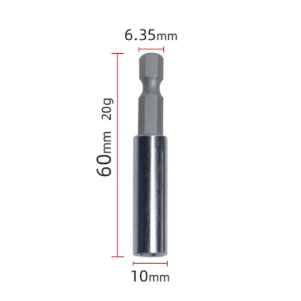 20- Hex Shank Drill Bit Magnetic Screwdriver Extended Link Head