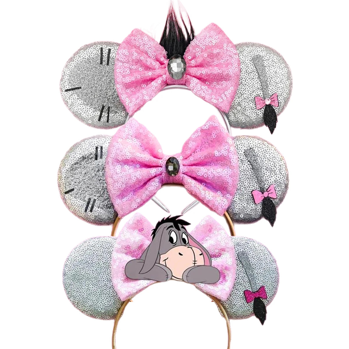 Mickey Mouse Headband Bee Winnie the Pooh Bear Hair Bands For Women Tigger Ears Hairwear Eeyore Hairband Piglet Hair Accessories Qme Headband 14