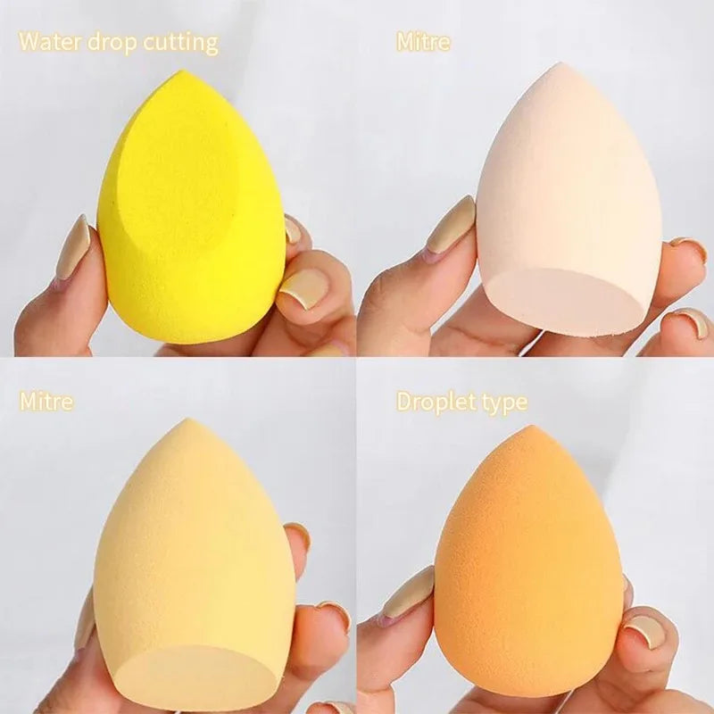 Makeup Sponge Powder Puff Dry Wet Combined Beauty Cosmetic Ball Qme Yellow China Mainland