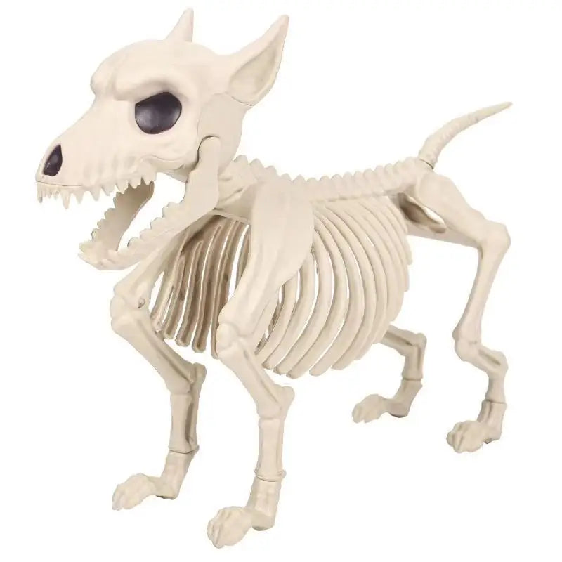 Halloween Skeleton Decoration Props Simulated Animal Models Wolf Qme