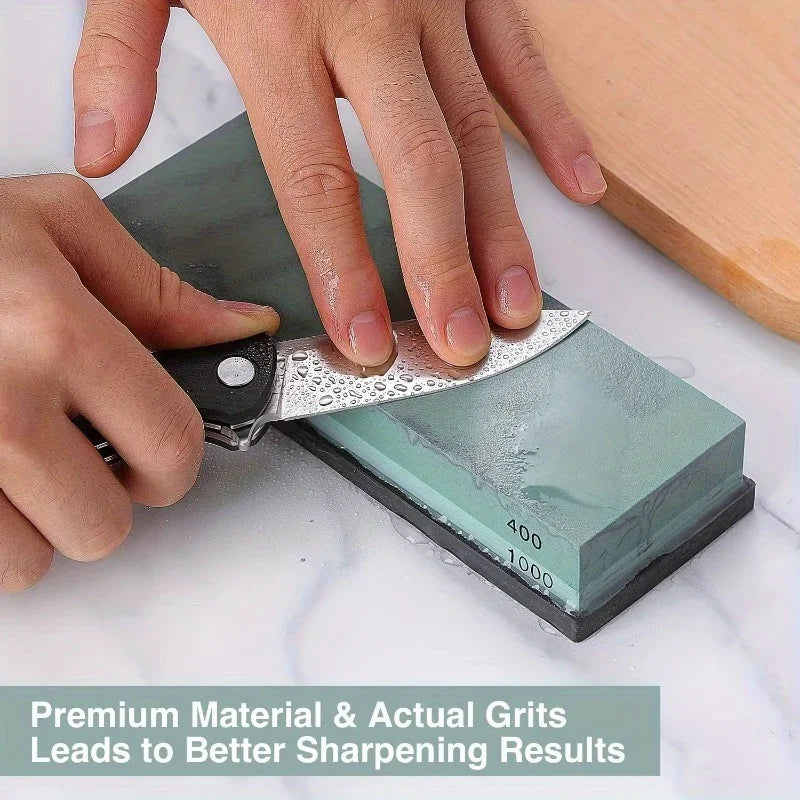 Grindstone, dual grit, essential tool for kitchen knives, industrial grinding and sharpening products Qme
