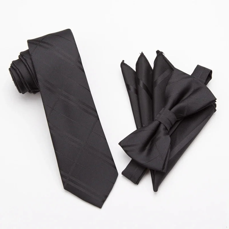 Paisley Men's Casual Bowtie Tie Skinny Polyester Necktie Pocket Qme A8 China Mainland