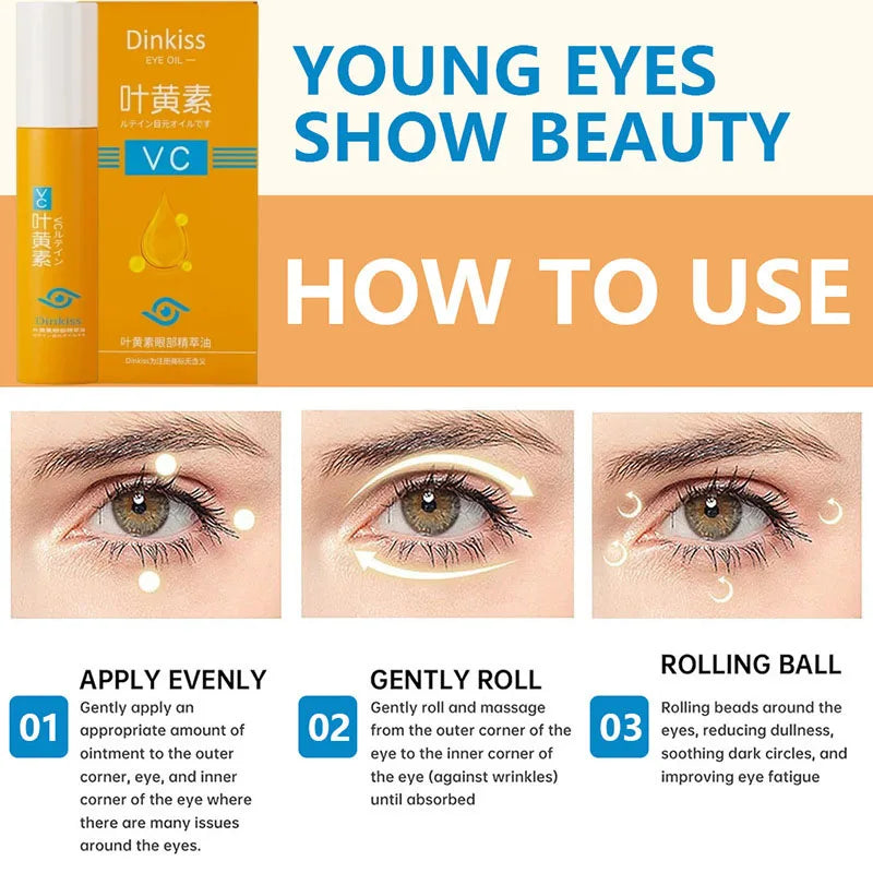 Reduce Dark Circle Eye Serum Oil Retinol Faded Wrinkle Firming Skin Reduce Eye Bag Fade Fine Line Whitening Brighten Eye Care Qme