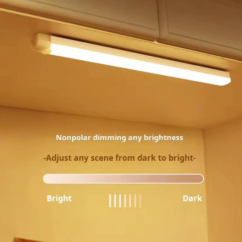 Wireless Rechargeable LED Motion Sensor Cabinet Light Ideal Closet Qme