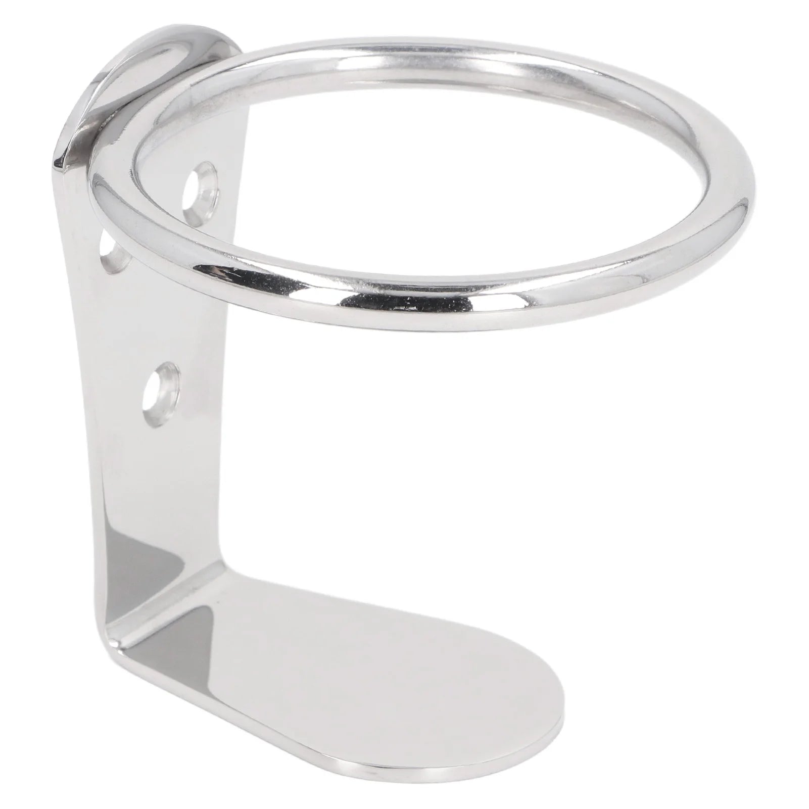 Boat Drink Holder Stainless Steel Rustproof Wall Mount Single Boat Drink Mug Holder for RV Yacht Ringlike Boat Cup Holder Qme