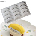 12 Cells Banana Design Food Grade Silicone Cake Molds Fruit Mousse Qme Default Title