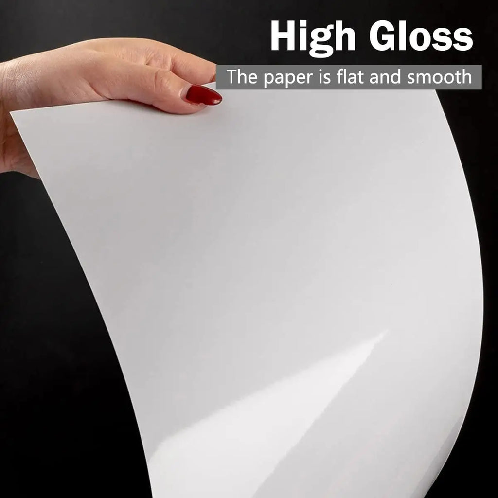 3.5 X 5 Inch High Glossy Photographic Paper Waterproof Professional Photo Paper Works with All Inkjet Printers 230g Qme