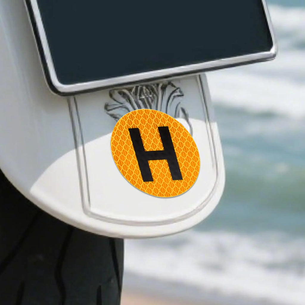 Magnetic Driver Sign Sticker Spanish Magnet Bumper Decals with H Sign Automotive Decor for Window Windscreen Door Rear Fridge Qme