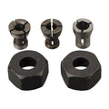 6mm/6.35mm/8mm Collet Chuck Adapter With Nut Carbon Steel Engraving Trimming Machine Router Milling Cutter Accessories M17 X 1MM Qme Default Title