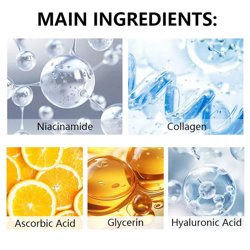 Collagen Day & Night Moisturizer - Hydrating and Firming with Shea Butter, Niacinamide, and Vitamin E - Alcohol-Free Cream Suitable for All Skin Types Qme