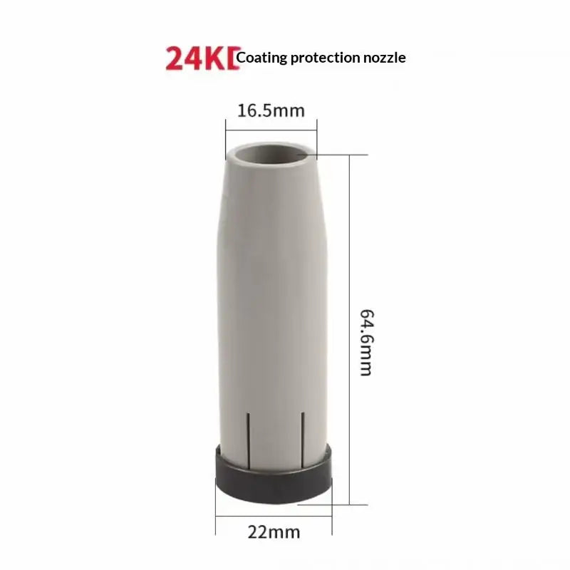 24/36KD New Coating Protection Nozzle MIG Torch Gas Nozzle Tip Holder Of 24/36KD MIG MAG Welding Torch Qme 24KD