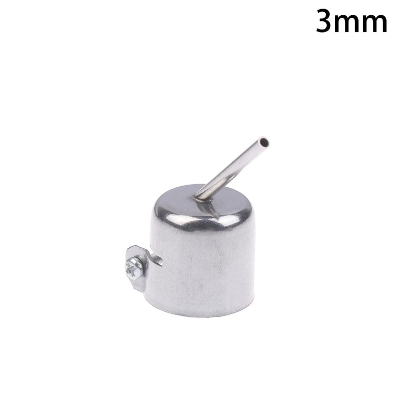 850 3/4/5/6/7/8/10/12MM Hot Air Nozzle 45 Degree Curved Angle Welding Nozzle For 850 Series Hot Air Rework Station Accessories Qme 3mm
