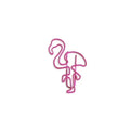 10PCS Cute Pink Flamingo Paper Clips Animal Bookmark Clips Office School Stationery Document Organizer Gift Supplies Qme 10Pcs