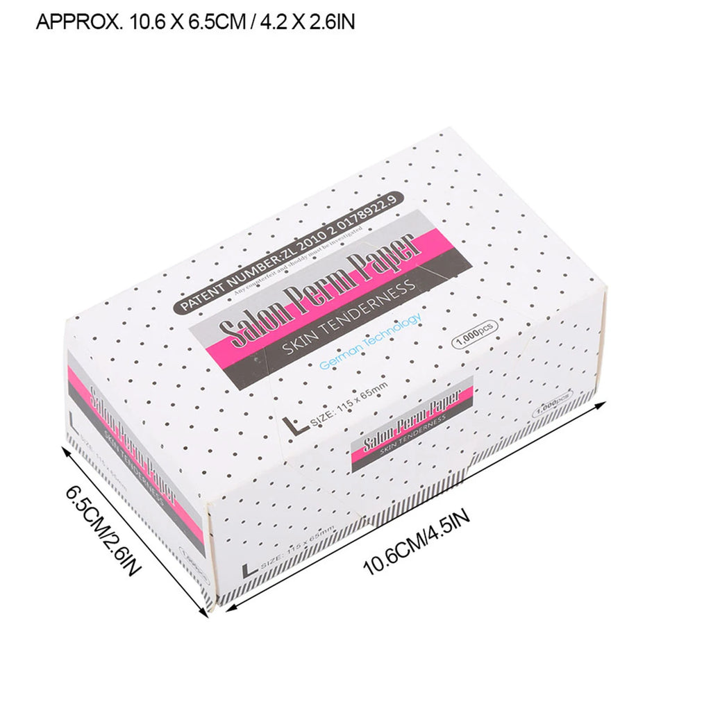 Barber Shop Ultra Thin Hair Perm Paper Mesh Breathable Perming Paper Hairdressing Tool Hair Perm Paper Perming Paper Perm Paper Qme