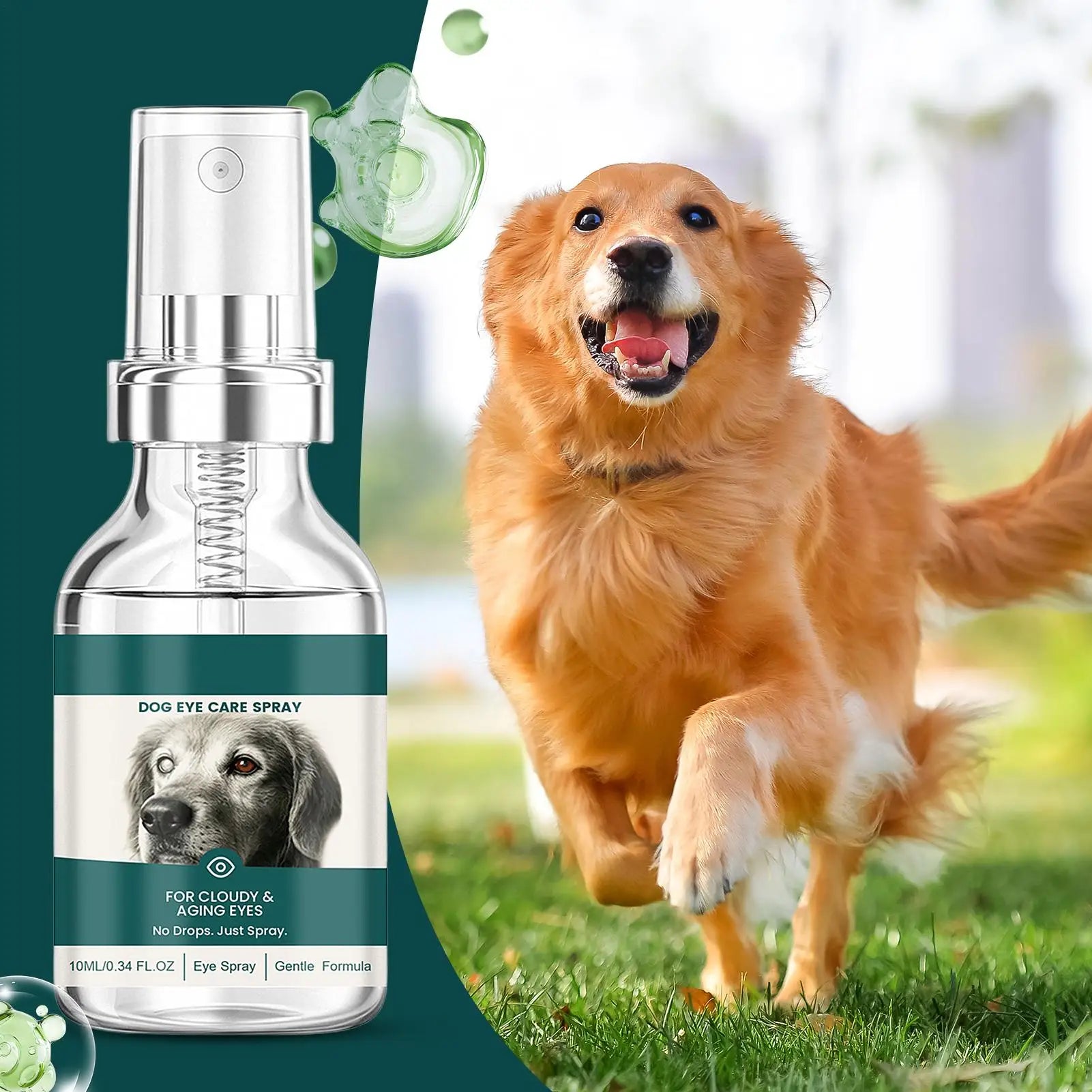 Eye Spray For Dogs Gentle Safe Soothing Moisturizing Daily Cats Eye Care Spray Gentle formula, moisturizing and comfortable Qme