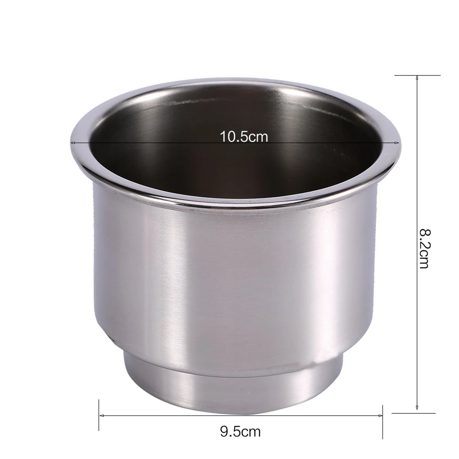 Drink Holder Stainless Steel Cup Drink Bottle Holder for Marine Boat RV Opening Beverage Holder Mount Cup Holder Qme