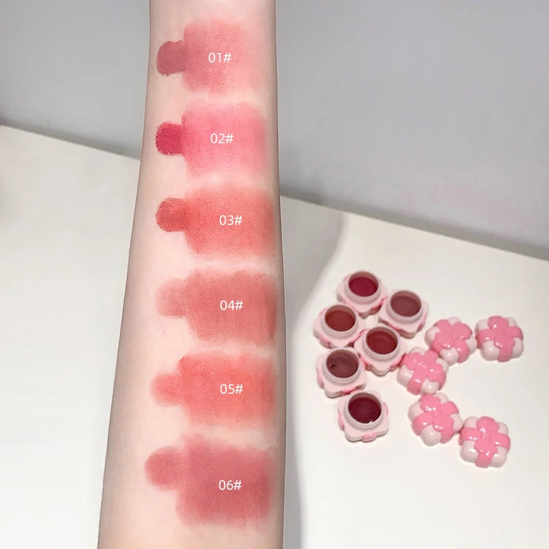 Gege Bear Velvet Matte Lip Cheek Balm Versatile Two-in-one Multi-use Qme