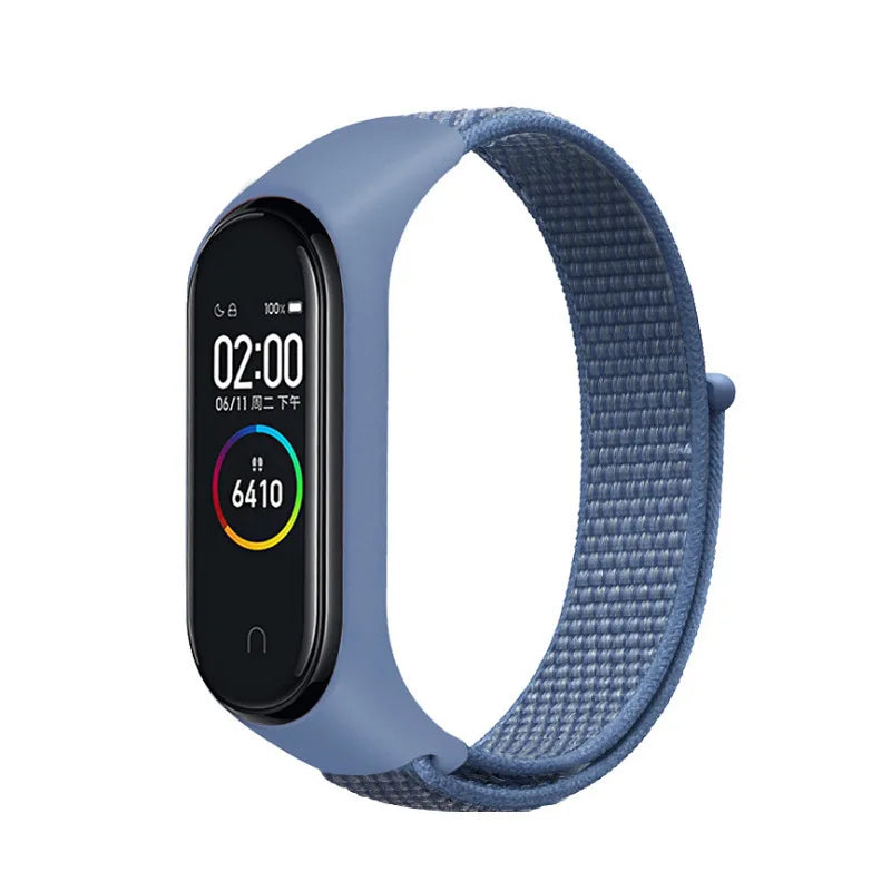 Durable Nylon Loop Watch Strap Freely Adjustable Velcro Xiaomi Mi