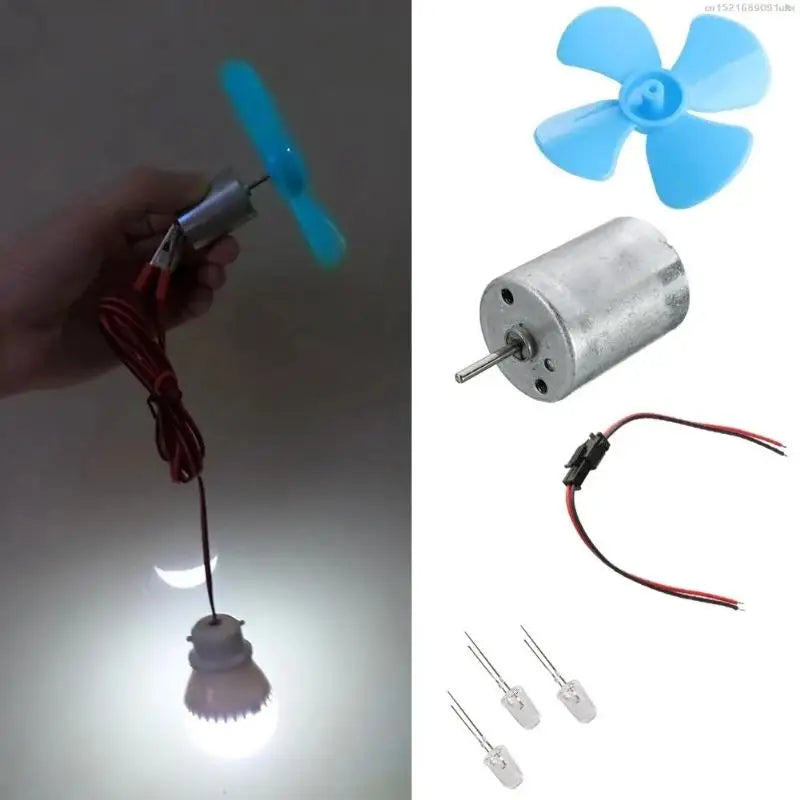 12V Micro Wind Turbine Generator Compact Renewable Energy Accessory Qme