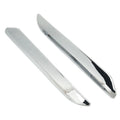 1Pair Front Bumper Chrome Silver Trim 7810G3 Left & Right for Citroen C5 X7 2007-2015 Anti-Scratch Bumper Strip Car Exterior Qme Silver