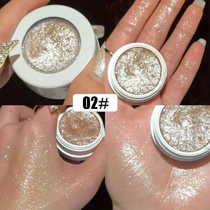 Shimmer Glitter Mashed Potatoes Highlighter Shine Makeup Gel Face Qme 02