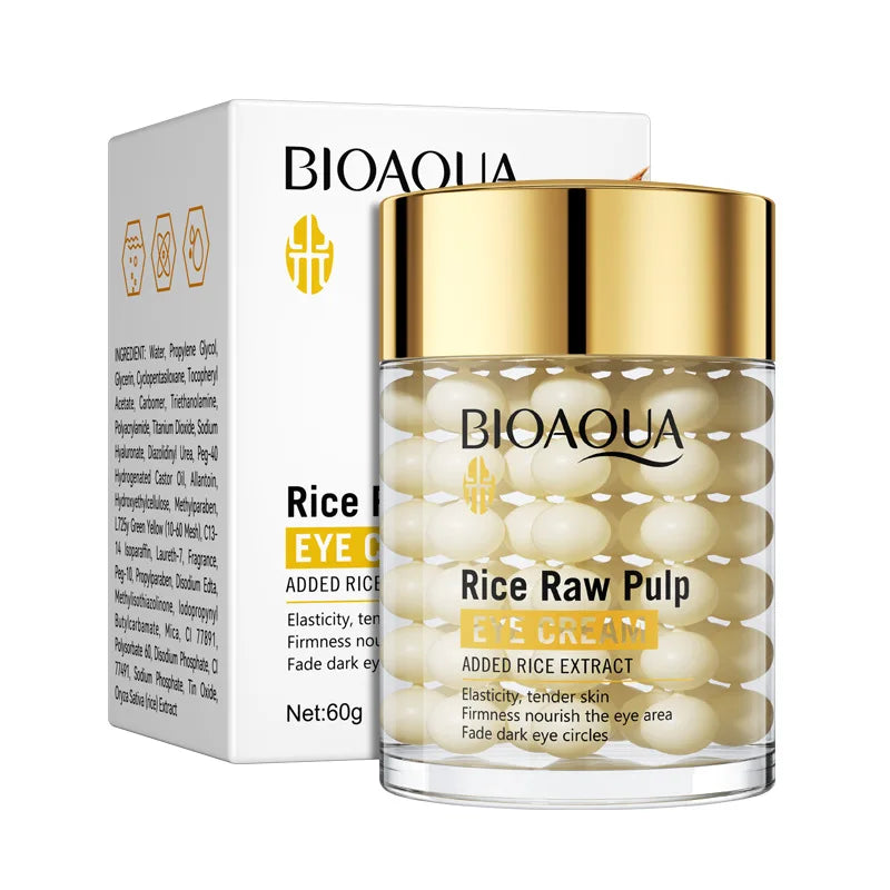 BIOAOUA Rice deep Moisturizing Essence Cream Brightning Hydrating Face Cream Firming Rejuvenating Cream Skin Care For Women Qme 1pc
