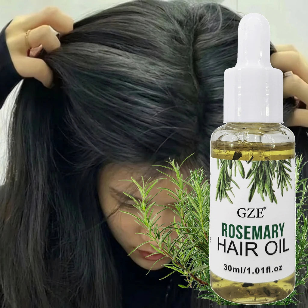 GZE Rosemary Oil For Hair Strengthens Rosemary Scalp Care | All Type & Texture | Straight, Waves & Chemically Qme