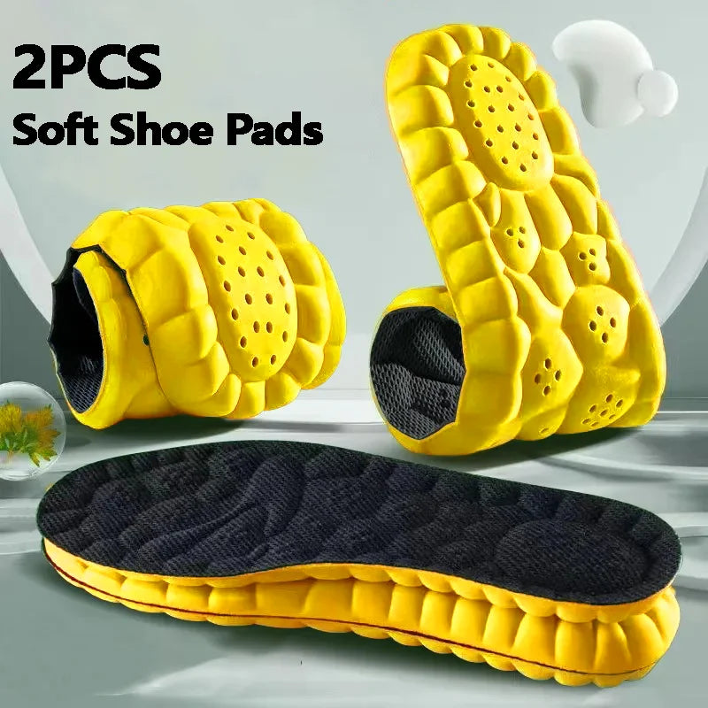 Soft Shoe Pads Support Shock Absorption Cushion Work Comfort Orthotic Insoles for Men Women Heavy Duty Support Pain Relief Qme