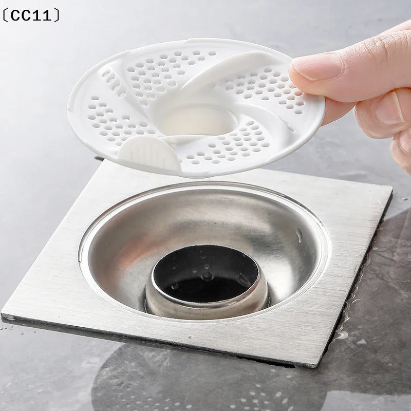 Bathtub Drain Hair Catcher Tub Protector Strainer Shower 3PCSCC11 Qme