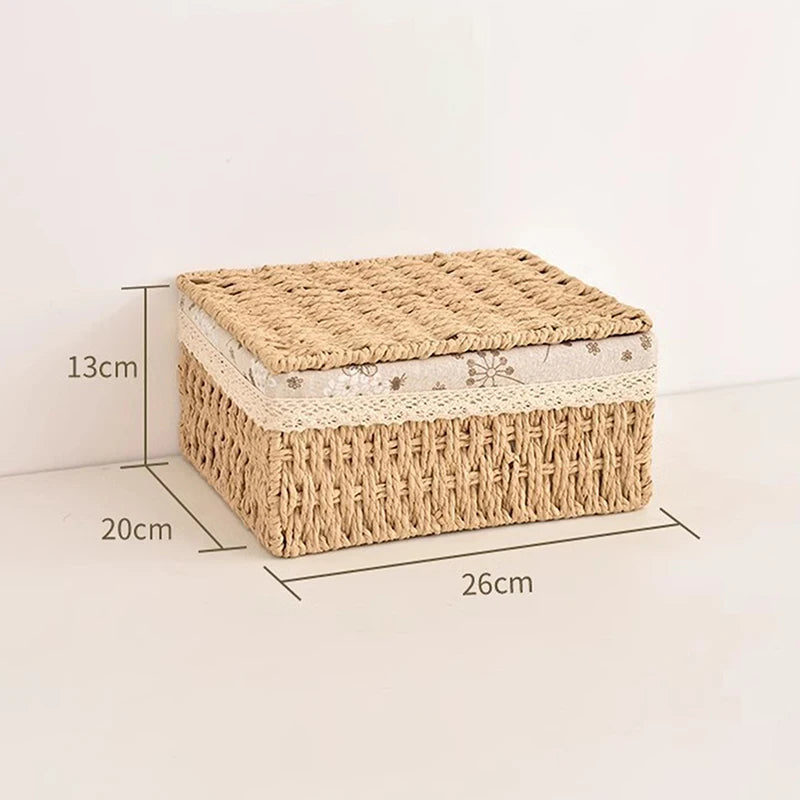 Toys Snacks Miscellaneous Items Desktop Cosmetic Storage Box Qme one size C