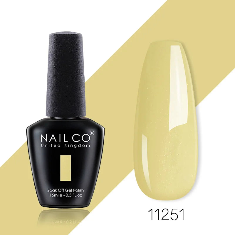 NAILCO 85 Colors Nail Gel UV LED Lacquer Manicure Varnish Hybrid Semi