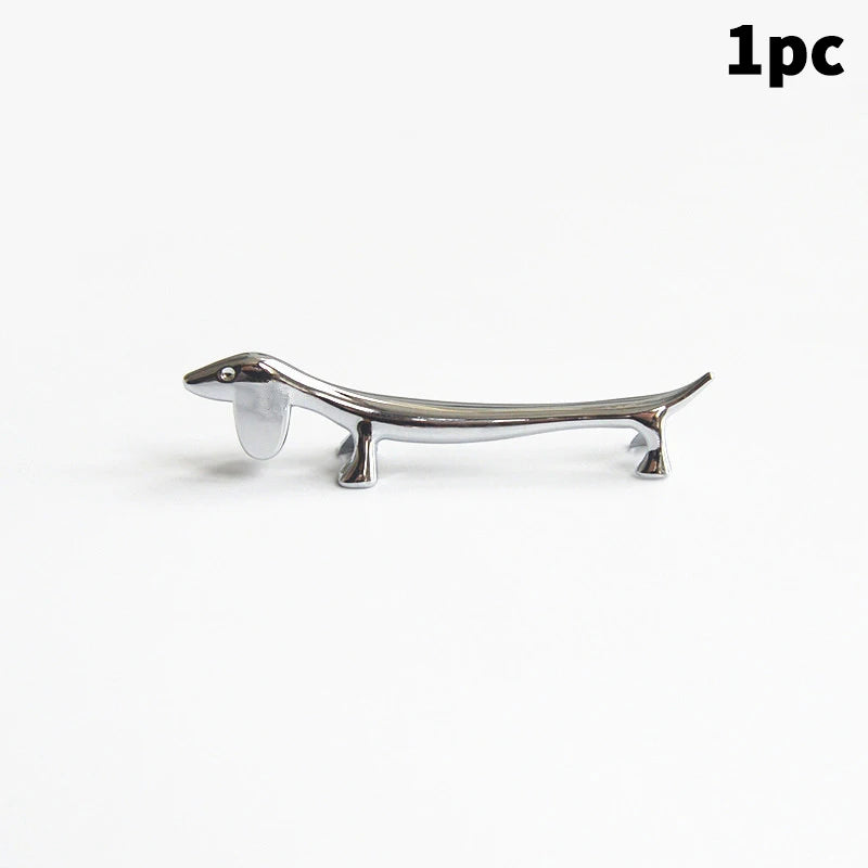Metal Cutlery Rack Deer-shaped Chopstick Rest Zinc Alloy Tableware Qme A1
