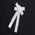 College Butterfly Knot Simple Slim Adjustable Elastic Band Ribbon Qme C2