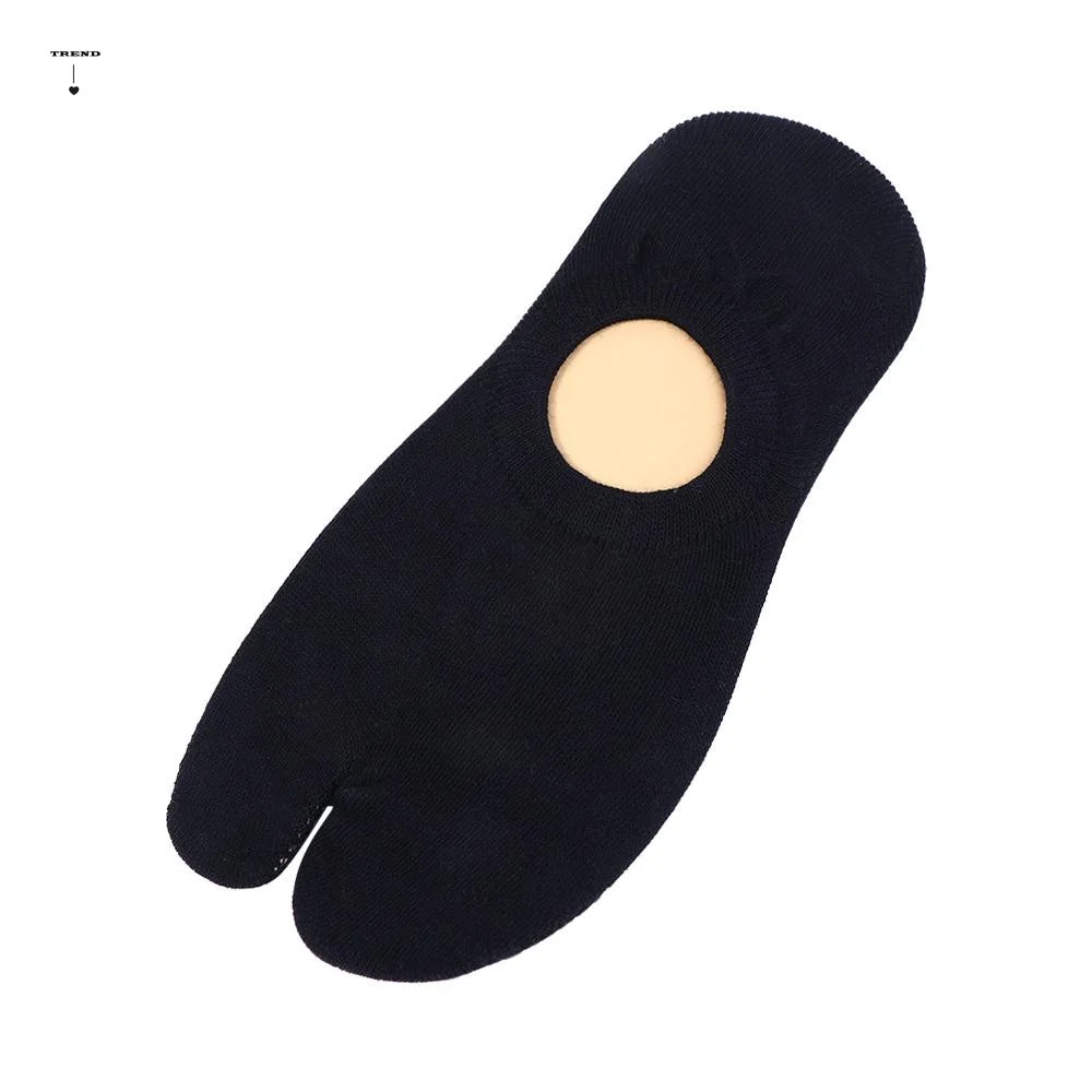 Simple Soft Japanese Women Summer Men Split Toe Socks Short Tube Two Qme