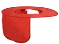 Safety Hard Hat Neck Shield Helmets Cap Cover for Outdoor Construction Workers Sun Protection Summer Sun Shade Qme Crimson 2pcs