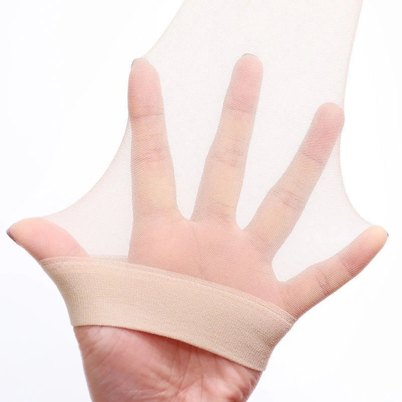 Women's Mesh Mid-calf Socks Fashionable Solid Stockings Dress with JK Dress Summer Ultra-thin Transparent Half Stockings Qme