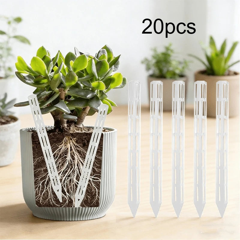 Plant Aeration Tubes for Pots - Root Rot Prevention,Prevent Overwatering for Healthy Roots. Plant Accessories, Suitable for Pots Qme 20pcs