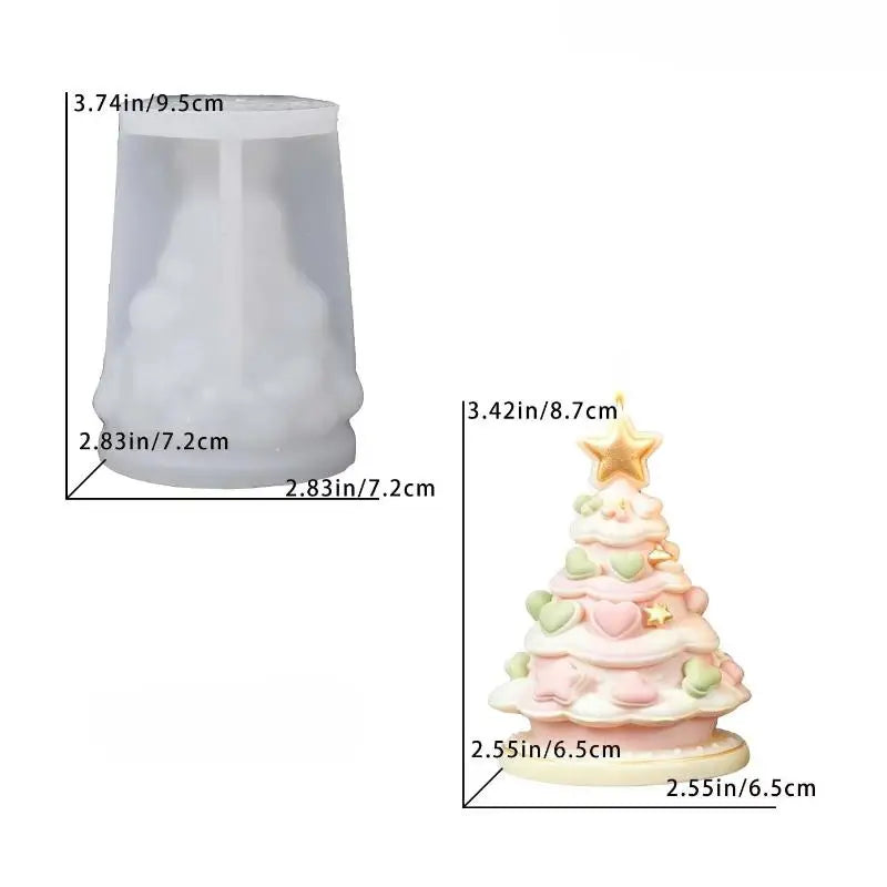 Reusable Santa Sack Silicone Mold, Easy Release Design For DIY Candle Hanging Decor, Xmas Festival & Home Art Craft Tools Qme style 3