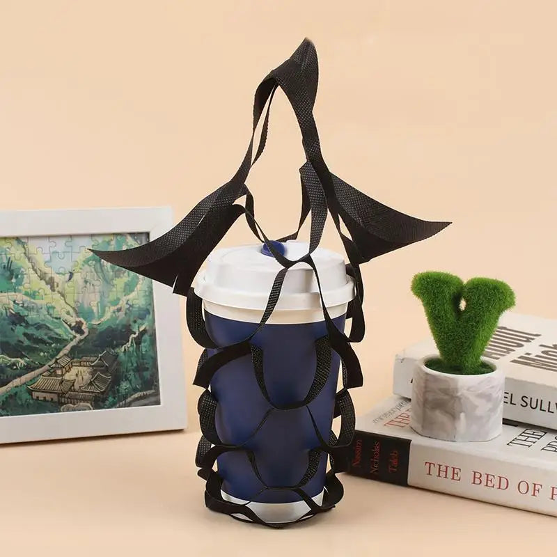 Milk Tea Packaging Pouch Green Blue Solid Single Cup Takeaway Bags Qme Black