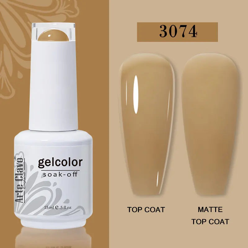 Arte Clavo Transparent Nude Pink Jelly Gel Nail Polish Semi Permanent
