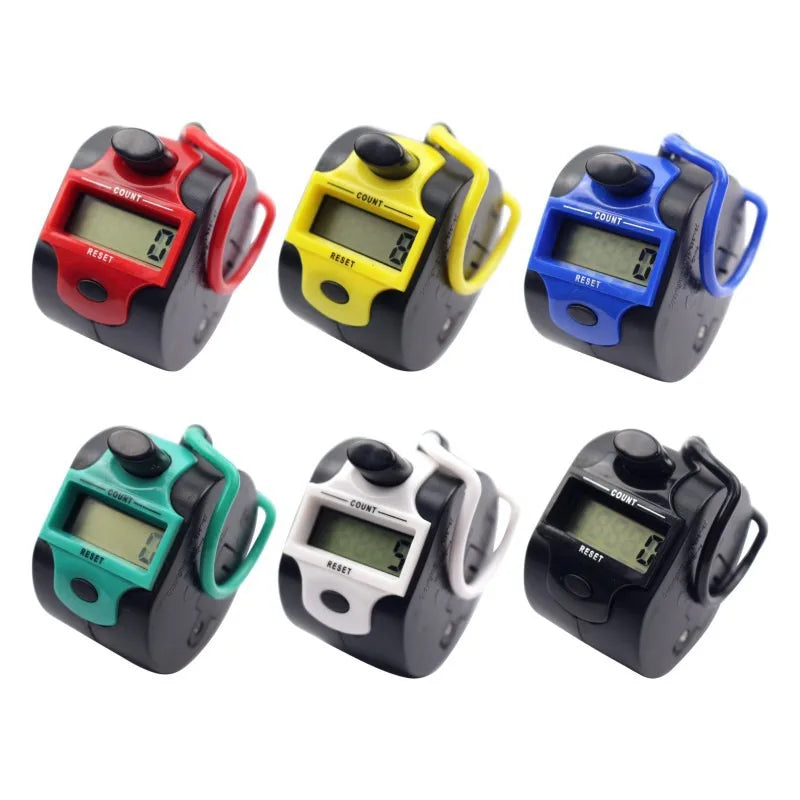 5 Digit Tally Counter Hand Held Knit Row Clickers Number Handheld Qme