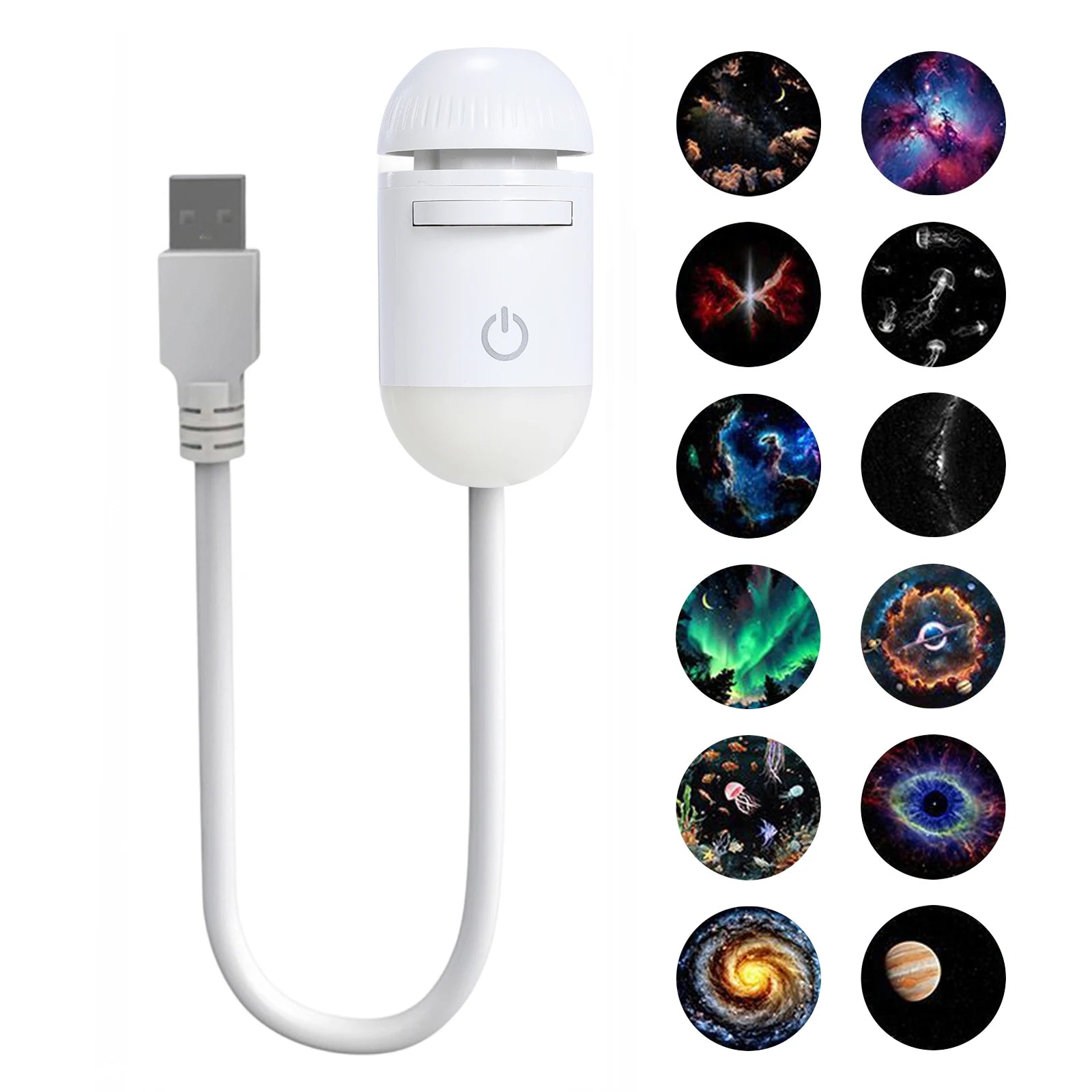 Mini Galaxy Star Projector Night Light Nebula Ceiling LED Lamp Galaxy Projection Light for Bedroom Birthday Gifts for Kids Teens Qme 12 Projector Films